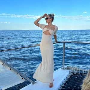 Lioness Official Cut out Maxi Dress Set #hot #summer #vacation size XS like new